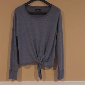 cozy but lightweight navy blue sweater